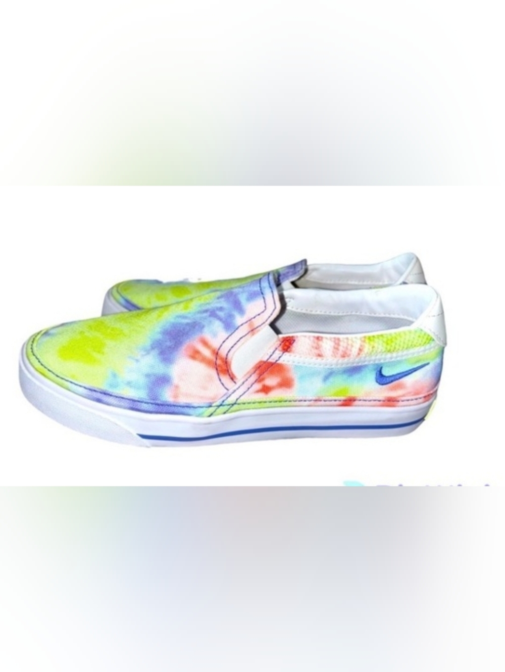 Nike Court Legacy Tie Dye Slip On Shoes Size 6